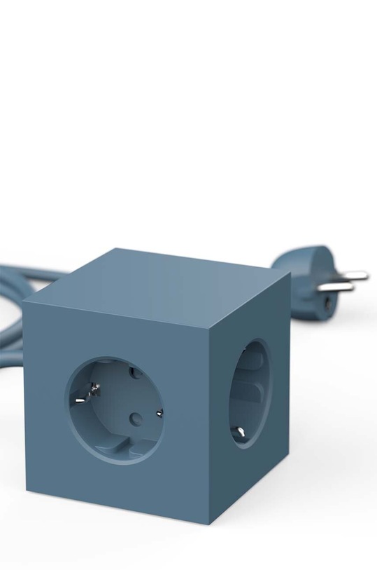 Magnetická nabíjacia kocka Avolt Square 1, 2 x USB, 1,8 m modrá SQ1.F.USB.BL