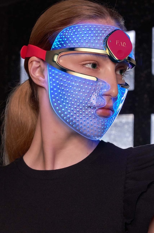 Домашно СПА LED силиконова маска за лице FOREO FAQ™ 201 F016C син