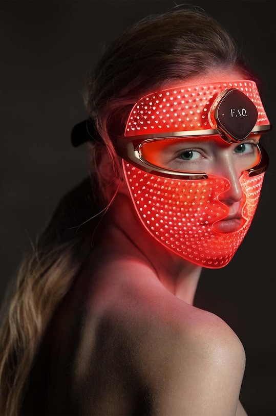 Home SPA FOREO maska silikonowa led na twarz FAQ™ 202 F017C czerwony