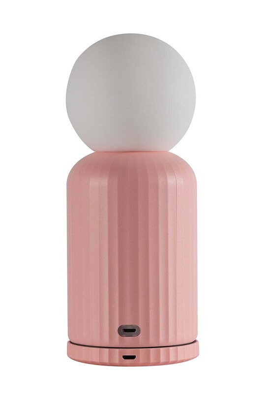 Всекидневна и спалня Лампа с безжично зарядно Lund London Skittle 2 w 1 LL.7476 розов