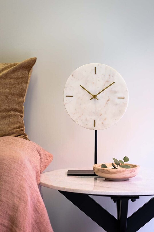 Living și dormitor Light & Living ceas de masă 7109829 alb
