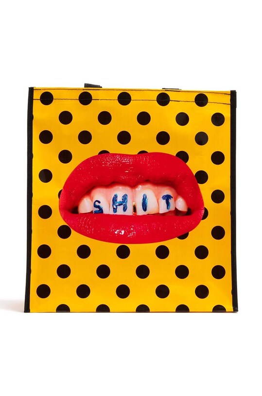 Seletti pungă de cumparaturi Big Shit multicolor 02112