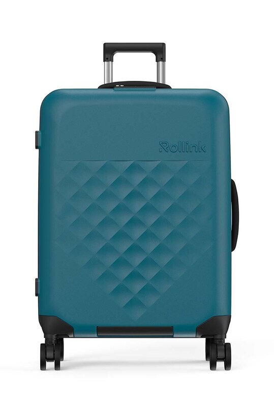 Валіза Rollink Flex 360 Spinning 26" 77 L 65x47,5x28 см бірюзовий W6656