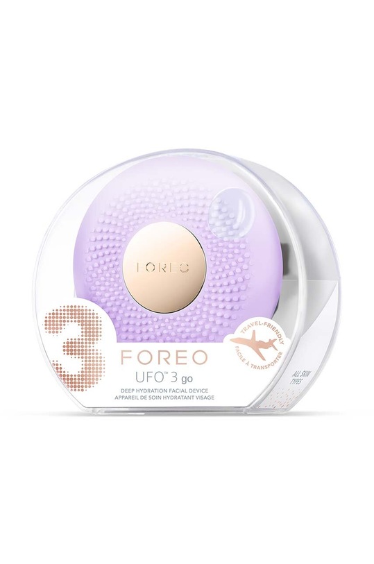 FOREO dispozitiv pentru aplicarea măștilor și terapie cu lumină UFO™ 3 go F1597 violet