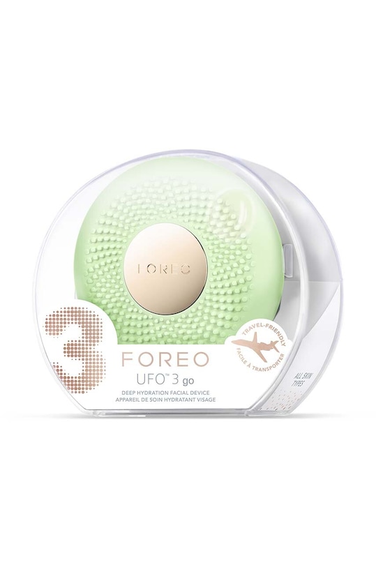 Пристрій для нанесення маски та світлотерапії FOREO UFO™ 3 go F1603 зелений
