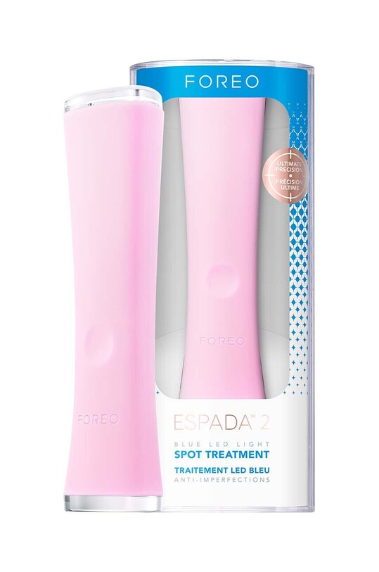 FOREO aparat de terapie pentru acnee cu lumină led albastră ESPADA™ 2 roz F1771
