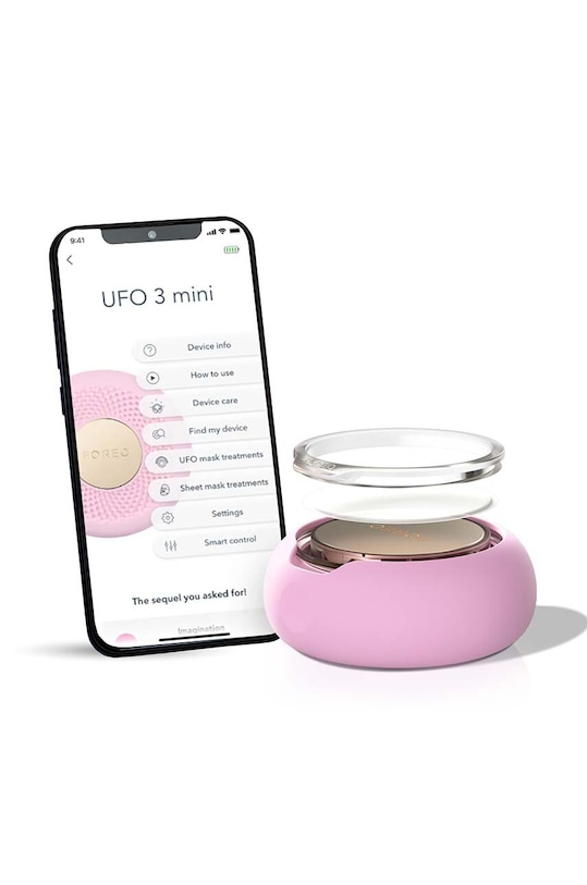 Uređaj za nanošenje maski i svjetlosnu terapiju FOREO UFO™ 3 mini roza F1559