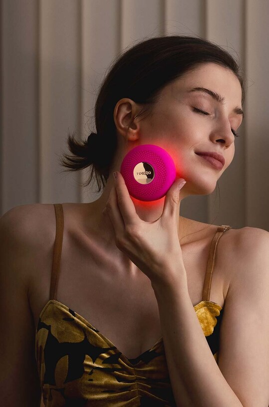 Home SPA FOREO dispozitiv pentru aplicarea măștilor și terapie cu lumină UFO™ 3 LED F1504 roz