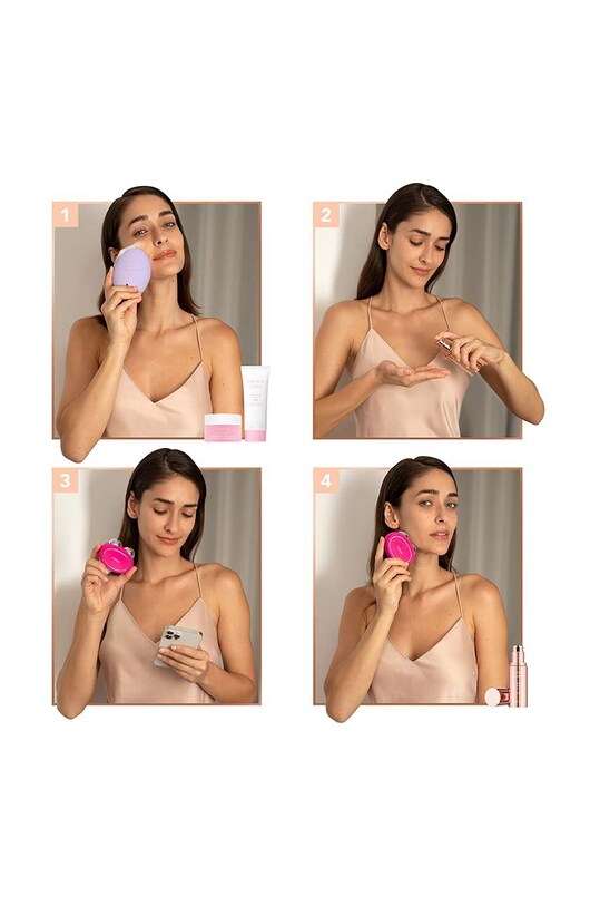 Домашно СПА Устройство за извайване на лицето FOREO BEAR™ 2 F1795 розов