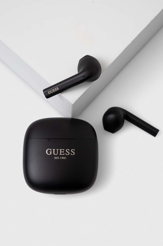 Bežične slušalice Guess crna GUTWST26PSK