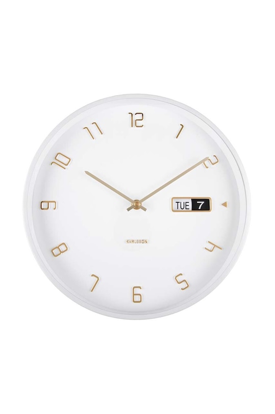 Nástěnné hodiny Karlsson bílá KA5953WH