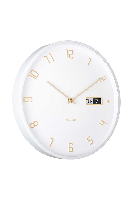 Nástěnné hodiny Karlsson KA5953WH bílá AA00