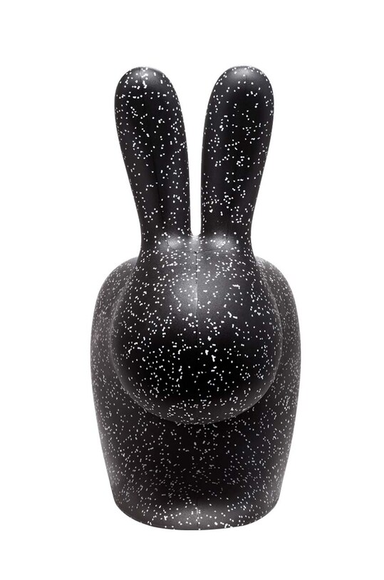 Σαλόνι και υπνοδωμάτιο Σκαμπό QeeBoo Rabbit Baby 90013BL.WH μαύρο