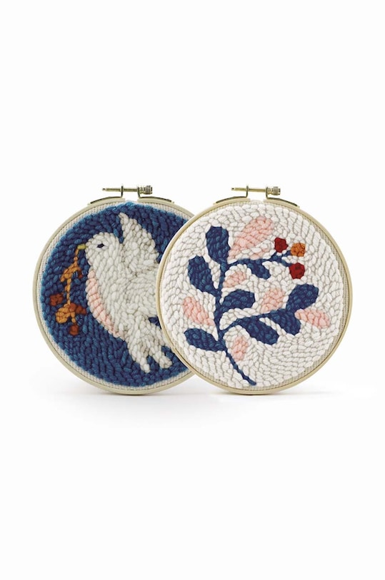 Graine Creative trusa de broderie Diptych Punch Needle Kit multicolor 420204