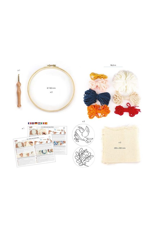 Graine Creative trusa de broderie Diptych Punch Needle Kit 420204 multicolor AA00