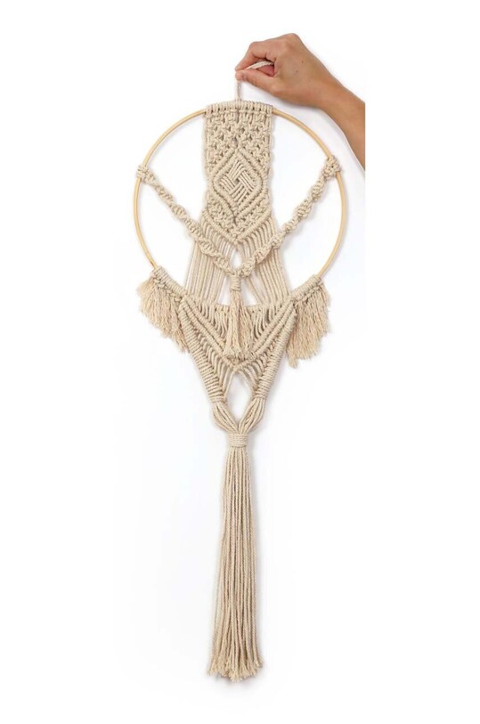Набор diy Graine Creative Macrame Round Wall Hanging Kit 791058 мультиколор AA00