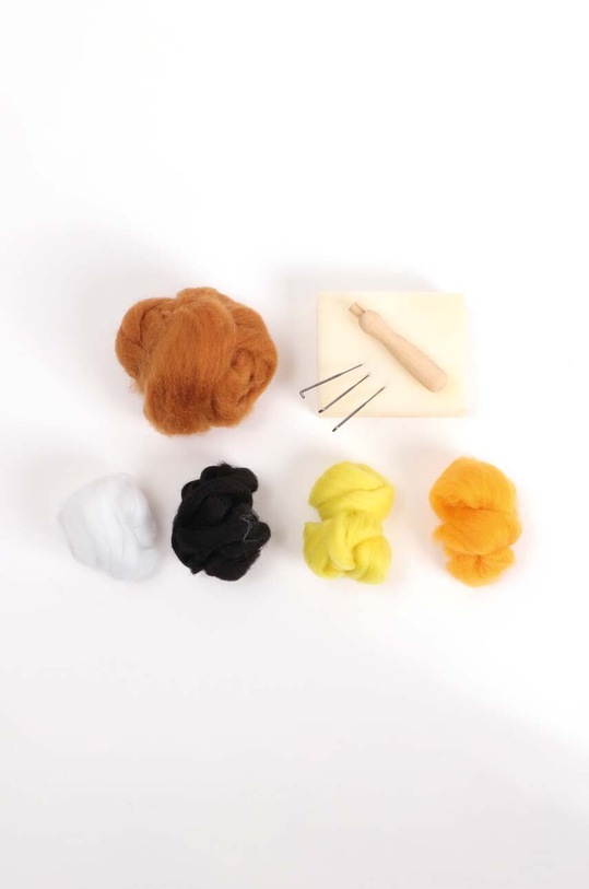 Graine Creative trusă pentru mascota din lână diy Rilakkuma Carded Wool Kit 420236 multicolor AA00