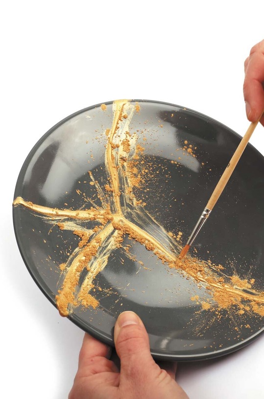 Lifestyle Sada DIY dekorace zhotovená metodou Kintsugi Graine Creative Kintsugi Kit 616480 vícebarevná