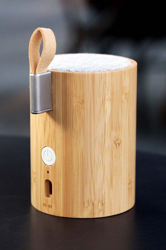 Бездротова колонка з підсвіткою Gingko Design Drum Light Bluetooth Speaker G020BO бежевий