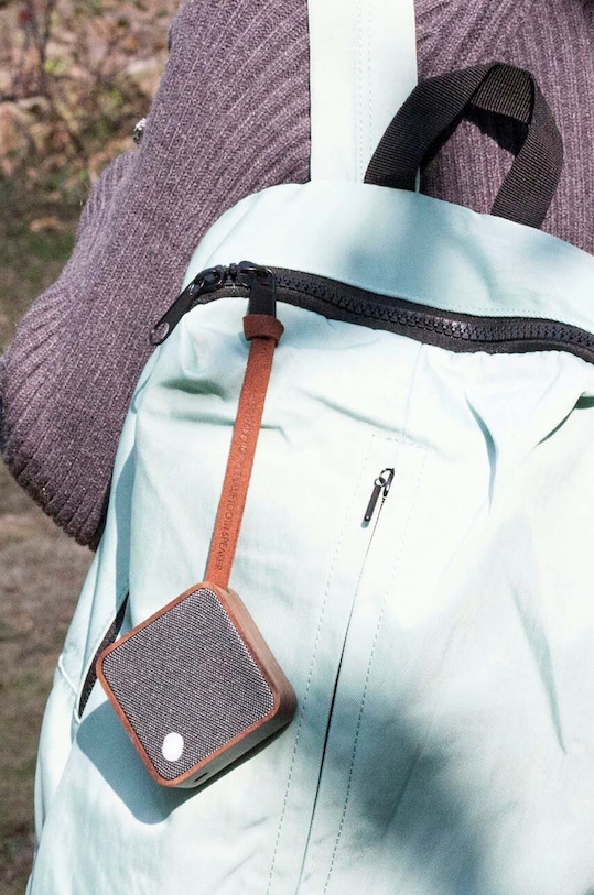 Безжичен високоговорител Gingko Design Mi Square Pocket Speaker кафяв G005WT