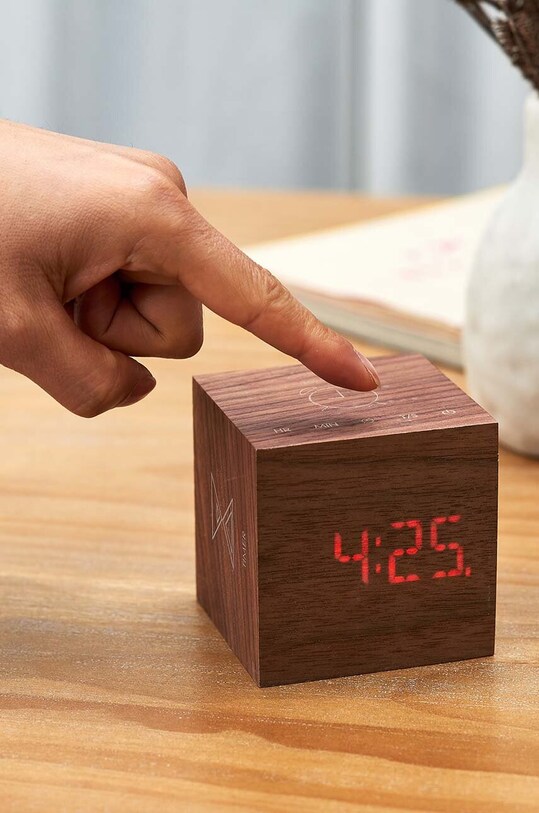 Επιτραπέζιο ρολόι Gingko Design Cube Plus Clock G028WT