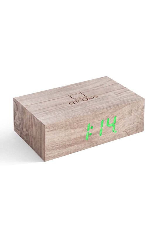 Gingko Design zegar stołowy Flip Click Clock beżowy G003A12