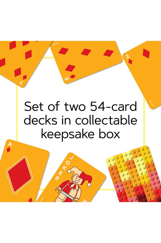 Lifestyle Παιχνίδι με κάρτες Lego Brick Playing Cards, English ABG200 πολύχρωμο