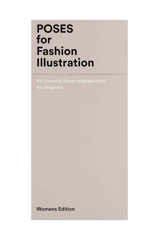 Σύνολο προτύπων εικονογράφησης μόδας Poses for Fashion Illustration, English πολύχρωμο TH1204