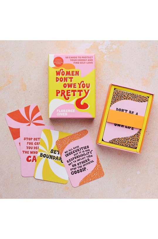 Lifestyle kártya szett Women Don't Owe You Pretty, English HAG100 többszínű