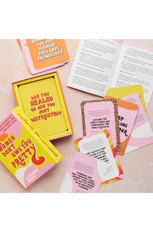 kártya szett Women Don't Owe You Pretty, English többszínű HAG100