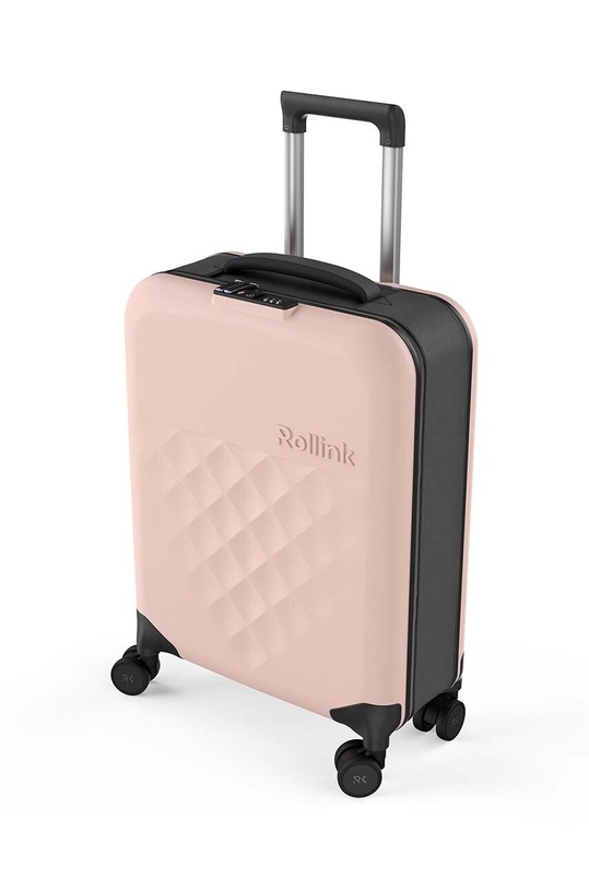 Rollink walizka Flex 360 Spinner 55x40x20 cm W6533 różowy AA00