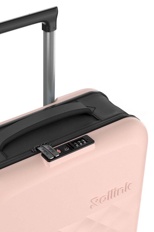 Akcesoria Rollink walizka Flex 360 Spinner 55x40x20 cm W6533 różowy