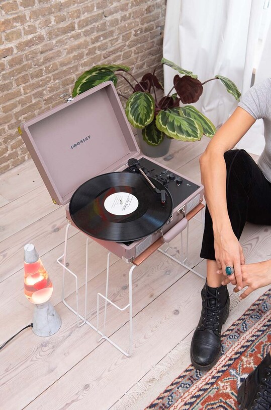 Crosley gramofon walizkowy Plus CR8005F.PS różowy