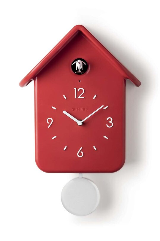 Guzzini ceas cu cuc CUCKOO CLOCK rosu 16860255