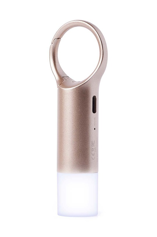 Doplňky Klíčenka s baterkou Lexon Nomaday LL137D zlatá