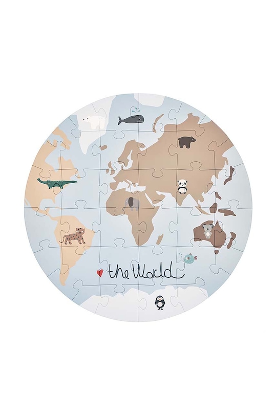 Пазл OYOY The World 32 elementy барвистий M107324