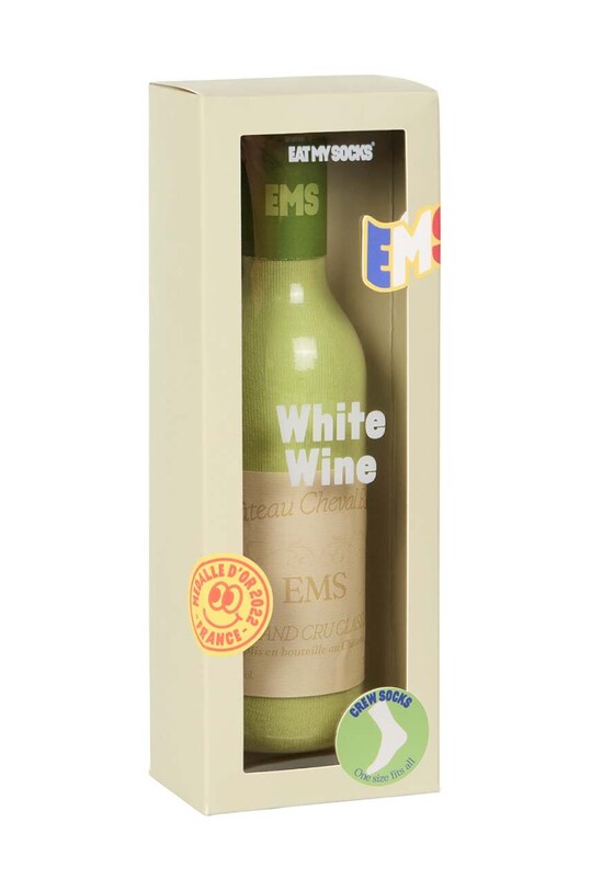 Eat My Socks skarpetki White Wine multicolor EMSNCRWIWH