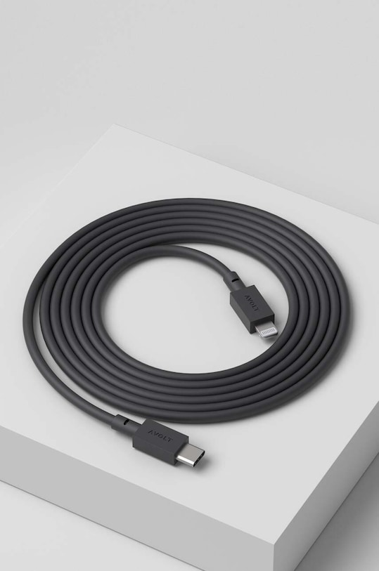USB nabíjecí kabel Avolt Cable 1, USB-C to Lightning, 2 m C1CL.IN20.18SB černá AA00