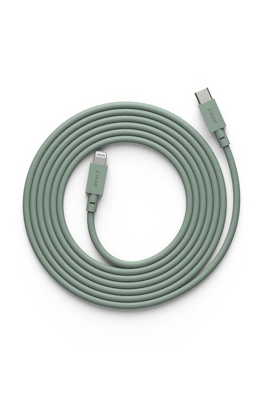 USB nabíjecí kabel Avolt Cable 1, USB-C to Lightning, 2 m zelená C1CL.IN20.18OG