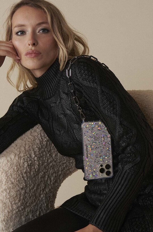 Lifestyle LaCoqueFrançaise lanț pentru telefon Billy 40 cm LE313056 negru