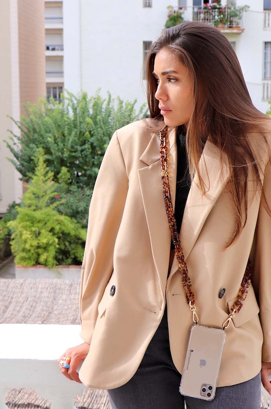 Αλυσίδα τηλεφώνου LaCoqueFrançaise Emmy 120 cm πολύχρωμο LE265155