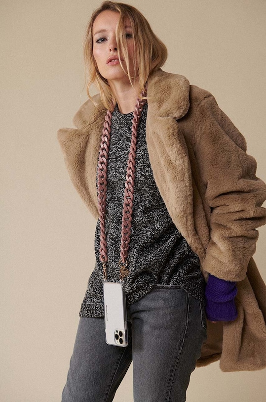 LaCoqueFrançaise telefonlánc Ginny 120 cm LE314128 rózsaszín AA00