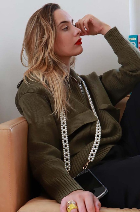Lifestyle Lanac za mobitel LaCoqueFrançaise Ines 120 cm LE265161 bijela