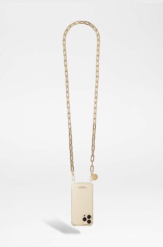 LaCoqueFrançaise łańcuszek do telefonu Mia 120 cm żółty LE304690