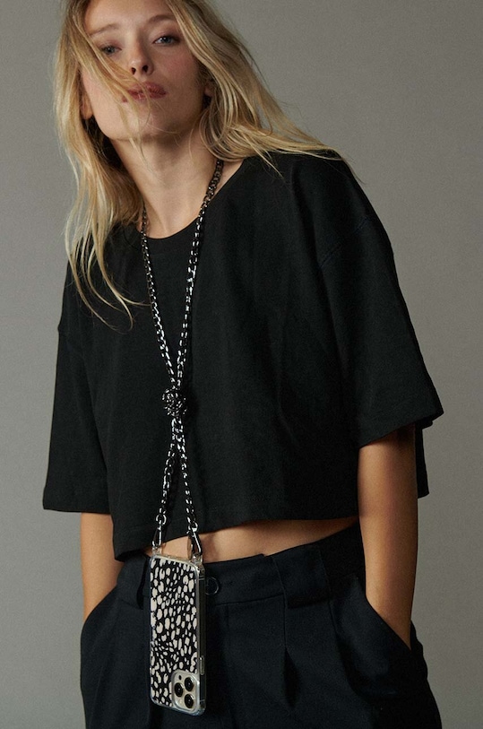 Lanac za mobitel LaCoqueFrançaise Sona 120 cm LE314142 crna AA00