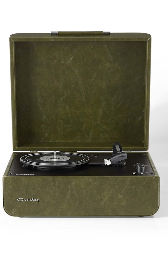 Kufříkový gramofon Crosley Mercury CR6255A.FG4 zelená AA00