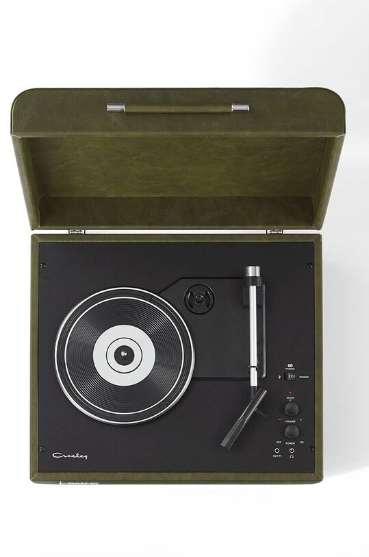 Lifestyle Gramofon u koferu Crosley Mercury CR6255A.FG4 zelena