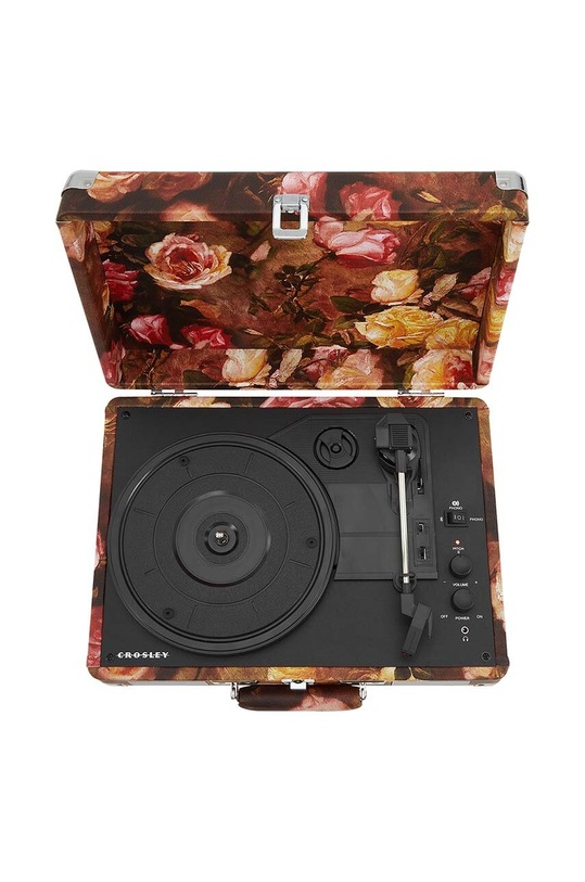 Lifestyle Crosley gramofon walizkowy Cruiser Plus Flora CR8005F.FL4 pomarańczowy