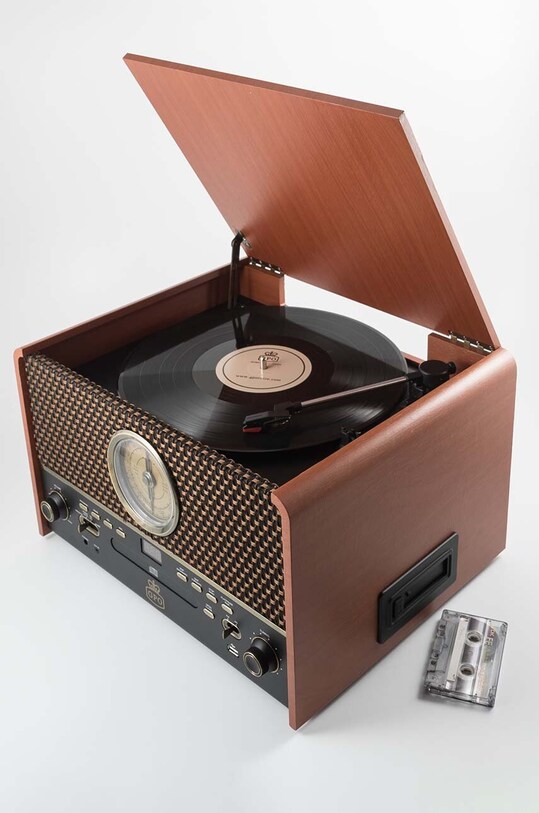 GPO gramofon Chesterton Rose Wood GPO30 czerwony AA00
