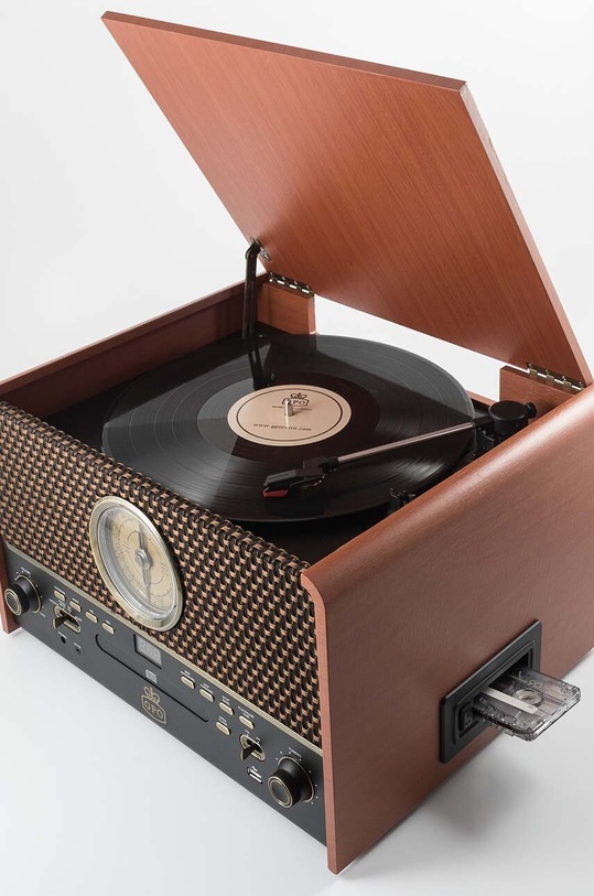 Lifestyle GPO gramofon Chesterton Rose Wood GPO30 czerwony